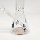 12" 44mm Tube 4mm Cartoon Design Beaker Bong Glass Bong Super Supplys Inc