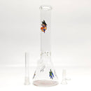 12" 44mm Tube 4mm Cartoon Design Beaker Bong Glass Bong Super Supplys Inc