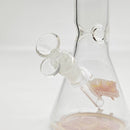 12" 44mm Tube 4mm Cartoon Design Beaker Bong Glass Bong Super Supplys Inc