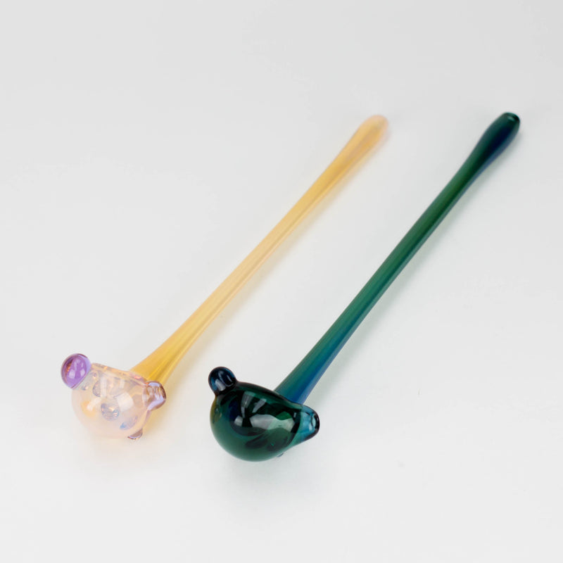 O Shine Glassworks | Foot Long and Coloured Hash Pipe - Made in Canada