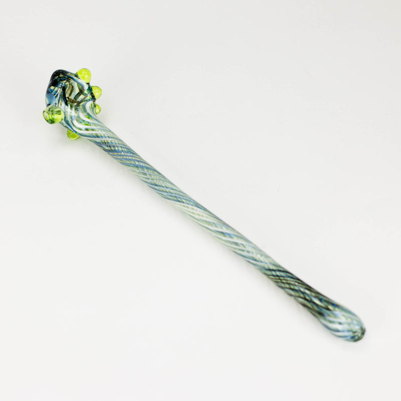 O Shine Glassworks | Footlong Dichro Vackstack Hash Pipe - Made in Canada