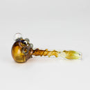 Shine Glassworks | Deluxe Frit Pipe with Large Opal - Made in Canada Glass Pipe Smoking Cat Distribution