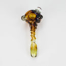 Shine Glassworks | Deluxe Frit Pipe with Large Opal - Made in Canada Glass Pipe Smoking Cat Distribution