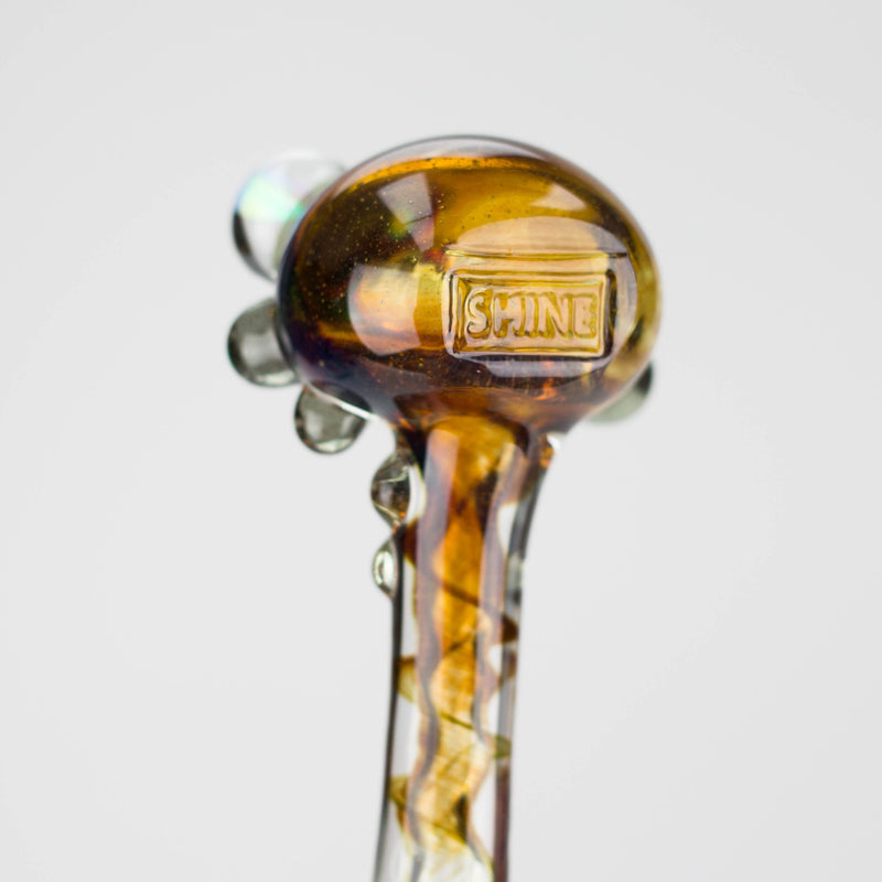 O Shine Glassworks | Deluxe Frit Pipe with Large Opal - Made in Canada