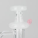Shine Glassworks | Large Latticino Directional Carb Cap - Made in Canada Cap · Dabber · Insert · Clip · Nail Smoking Cat Distribution White