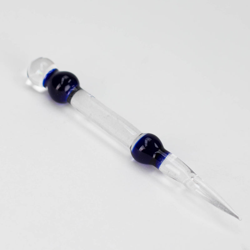 O Shine glassworks | Glow in the dark Dabber with Small opal-Made In Canada