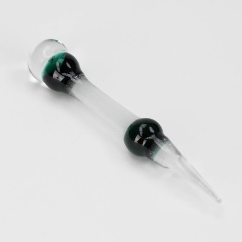 O Shine glassworks | Glow in the dark Dabber with Small opal-Made In Canada