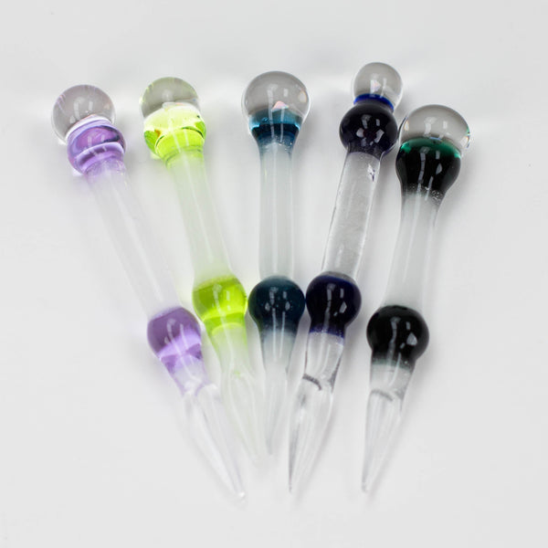 O Shine glassworks | Glow in the dark Dabber with Small opal-Made In Canada