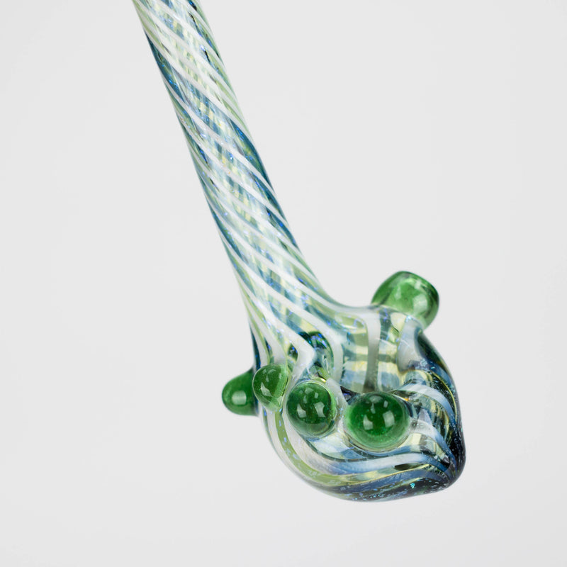 O Shine Glassworks | Footlong Dichro Vackstack Hash Pipe - Made in Canada