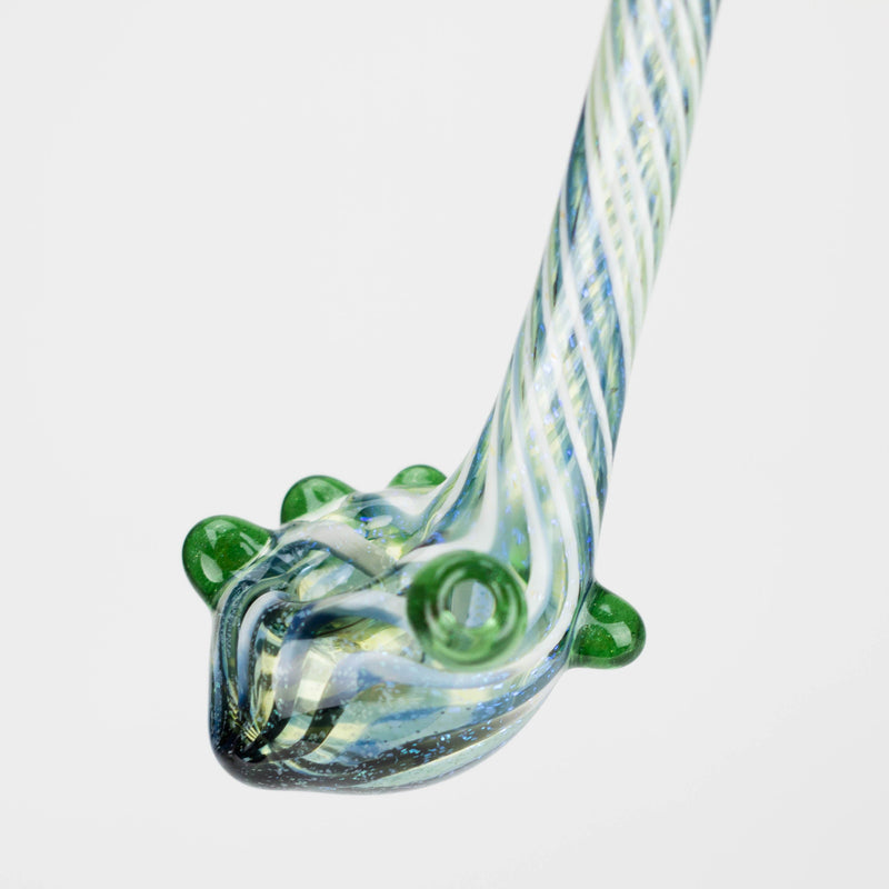 O Shine Glassworks | Footlong Dichro Vackstack Hash Pipe - Made in Canada