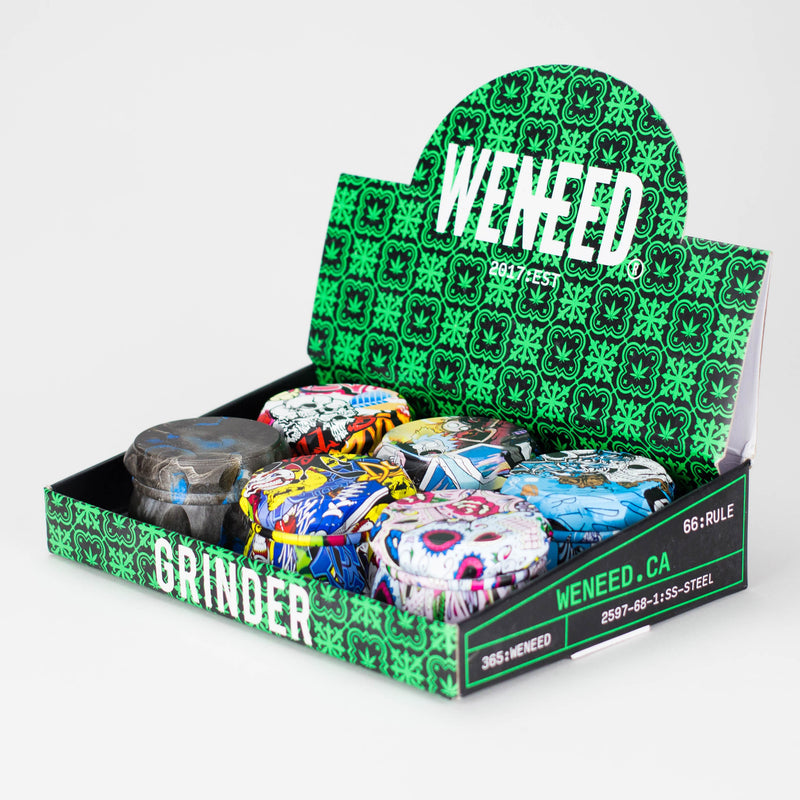 O WENEED | Cartoon Toy Grinder 4pts box of 6pack