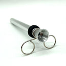 Metal Bowl Slide 4" with Pinch and Rubber Grommet [PIP901] Downstem · Bowlstem NIBO Distribution