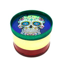 Sugar Skull Grinder 4 Part 52mm Box of 12 [GRI717] Display Pack NIBO Distribution