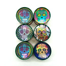 Sugar Skull Grinder 4 Part 52mm Box of 12 [GRI717] Display Pack NIBO Distribution