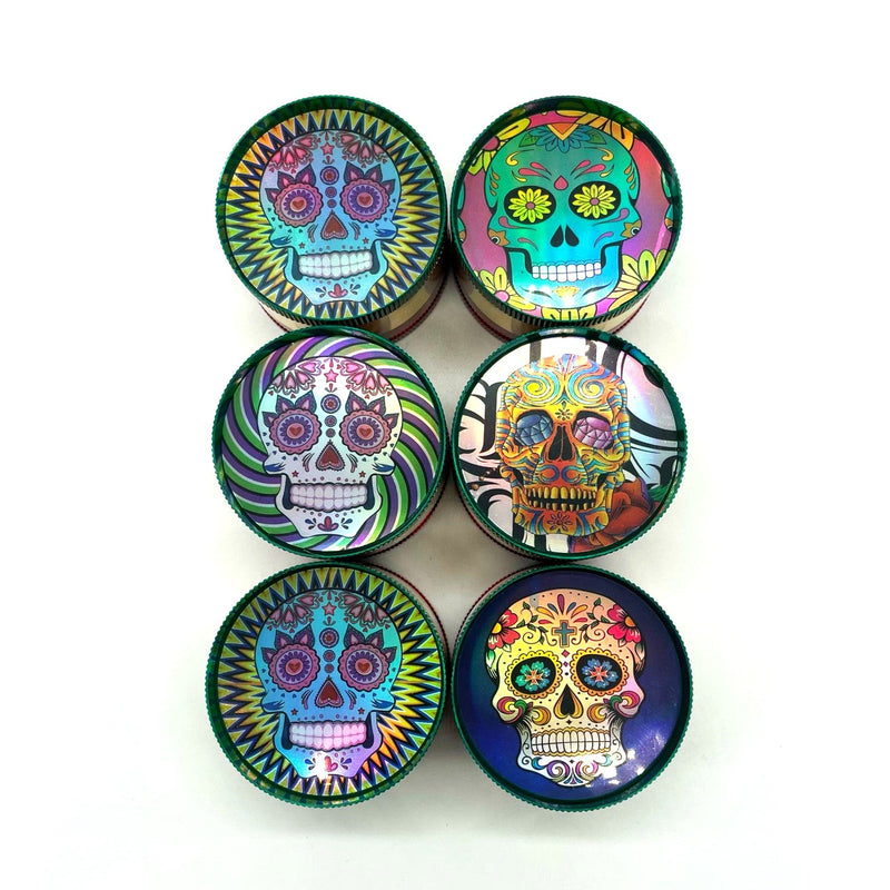 Sugar Skull Grinder 4 Part 52mm Box of 12 [GRI717]_1