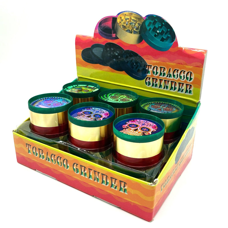 Sugar Skull Grinder 4 Part 52mm Box of 12 [GRI717]_0