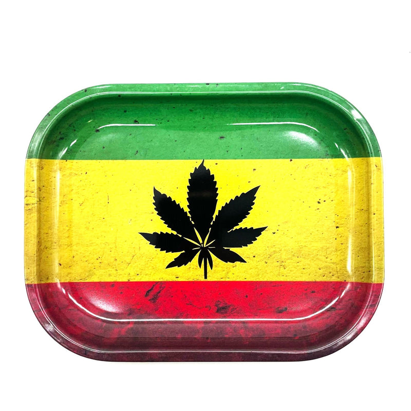 Rolling Tray Mini Hemp Design Assorted  [CTN606]_0