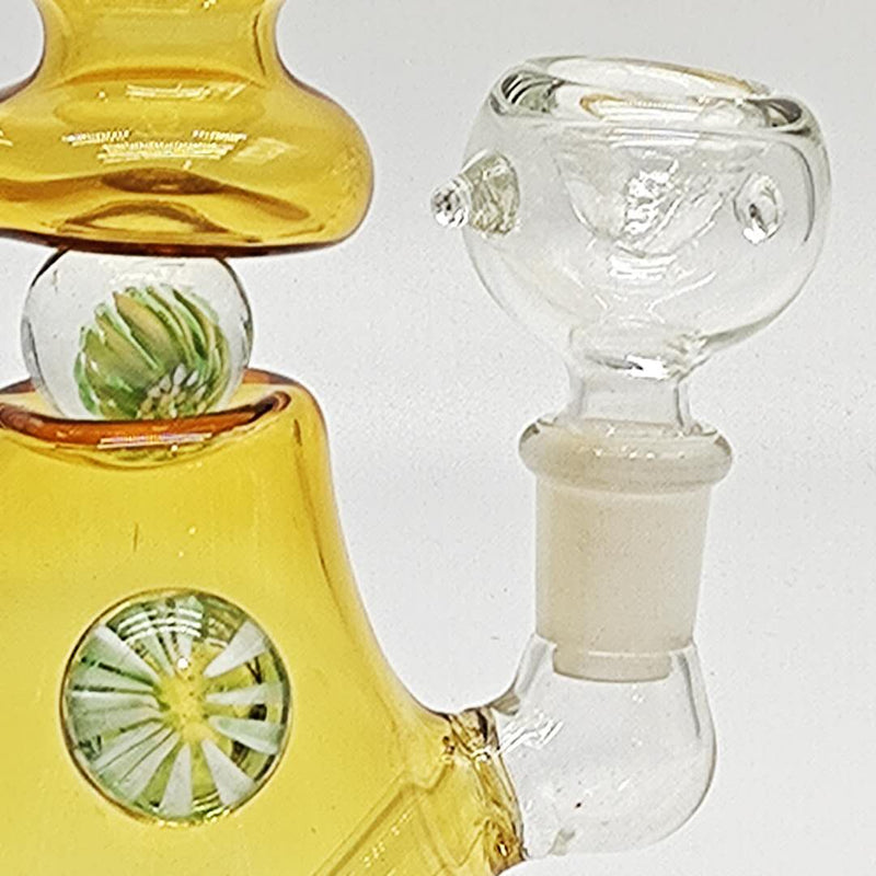 8-1/2" Water Bong With Fancy Glass Bowl_3