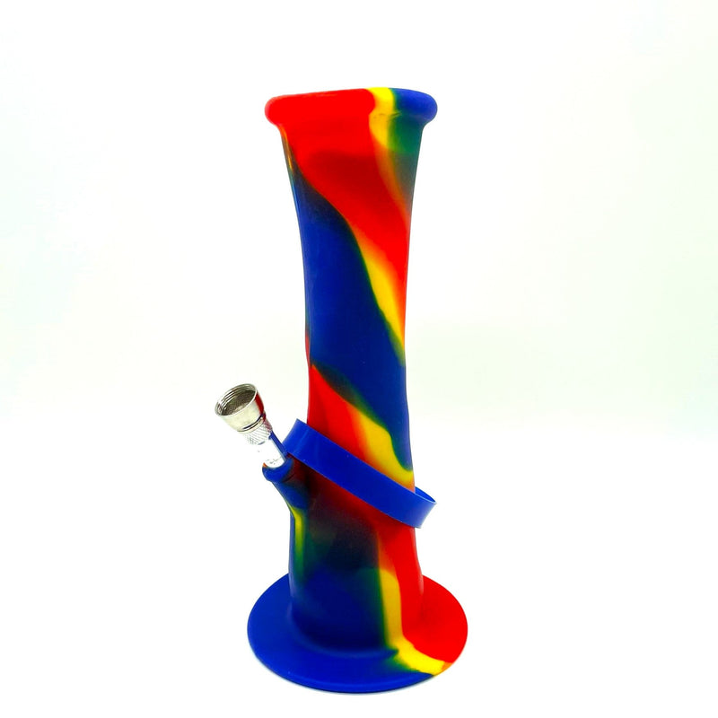 9" Foldable Silicone Water Pipe Kit Assorted Color [HIT307]_0