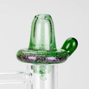 Shine Glassworks | Dichro Directional Carb Cap - Made in Canada Cap · Dabber · Insert · Clip · Nail Smoking Cat Distribution Green