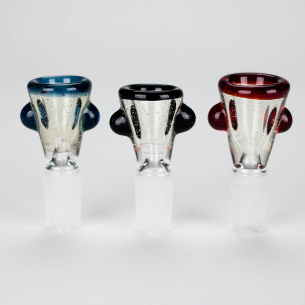 O Shine Glassworks | UV Flare Bowl with Lip Wrap  - Made in Canada