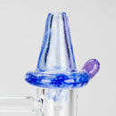 Shine Glassworks | Dichro Directional Carb Cap - Made in Canada Cap · Dabber · Insert · Clip · Nail Smoking Cat Distribution Light Blue