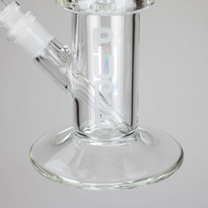 Pure Glass | 15" Zero-T Freezable 8-Tree Glass Bong PINNACLE DISTRIBUTORS INC.