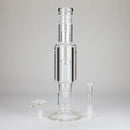 Pure Glass | 15" Zero-T Freezable 8-Tree Glass Bong PINNACLE DISTRIBUTORS INC.