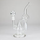 Pure Glass | 8" Infinity Recycler 2 - Flower and Dab Glass Rig PINNACLE DISTRIBUTORS INC.