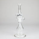 Pure Glass | 8" Infinity Recycler 2 - Flower and Dab Glass Rig PINNACLE DISTRIBUTORS INC.
