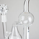 Pure Glass | 8" Infinity Recycler 2 - Flower and Dab Glass Rig PINNACLE DISTRIBUTORS INC.