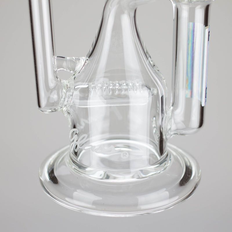 Pure Glass | 8" Infinity Recycler 2 - Flower and Dab Glass Rig PINNACLE DISTRIBUTORS INC.