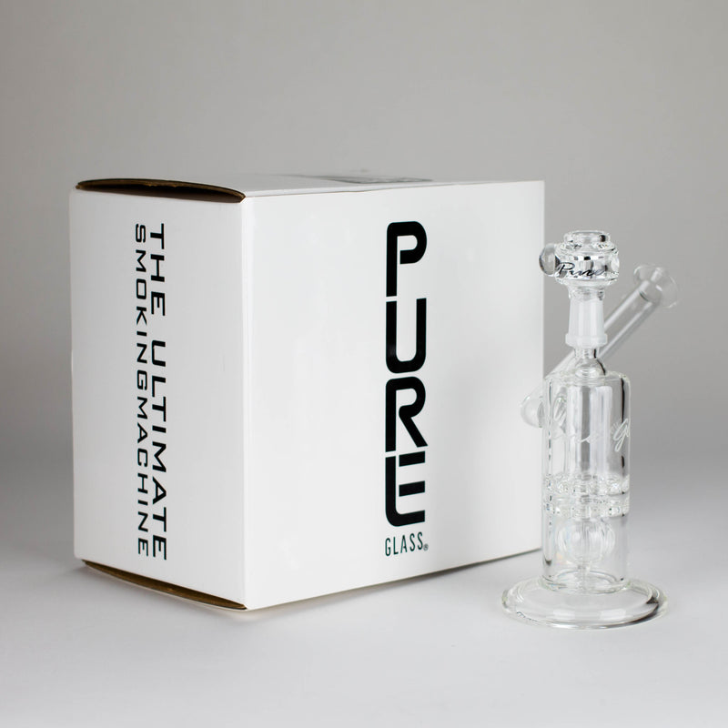Pure Glass | 7" Mini Torus - Male 14mm Glass Rig PINNACLE DISTRIBUTORS INC.