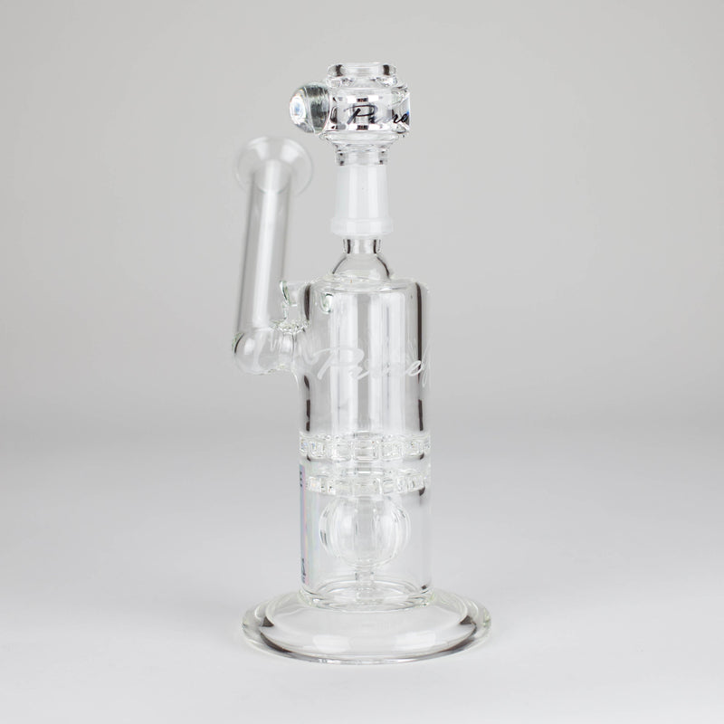Pure Glass | 7" Mini Torus - Male 14mm Glass Rig PINNACLE DISTRIBUTORS INC.