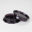 2PC Plastic Assorted Colored Grinder 3" - 100 Ct Display Pack PINNACLE DISTRIBUTORS INC.