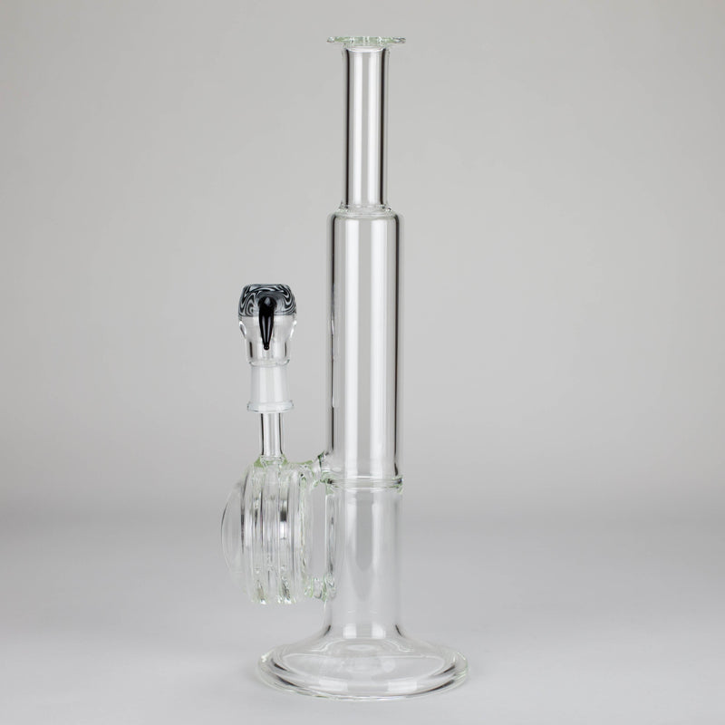 Bent Glass | B19 Orion - 12" Vertical Ring Dab Rig Glass Rig PINNACLE DISTRIBUTORS INC.