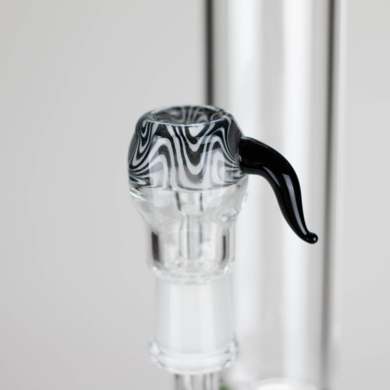 Bent Glass | B19 Orion - 12" Vertical Ring Dab Rig Glass Rig PINNACLE DISTRIBUTORS INC.