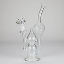 Pure Glass | 12" Infinity Recycler - Flower and Dab Glass Rig PINNACLE DISTRIBUTORS INC.