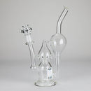 Pure Glass | 12" Infinity Recycler - Flower and Dab Glass Rig PINNACLE DISTRIBUTORS INC.