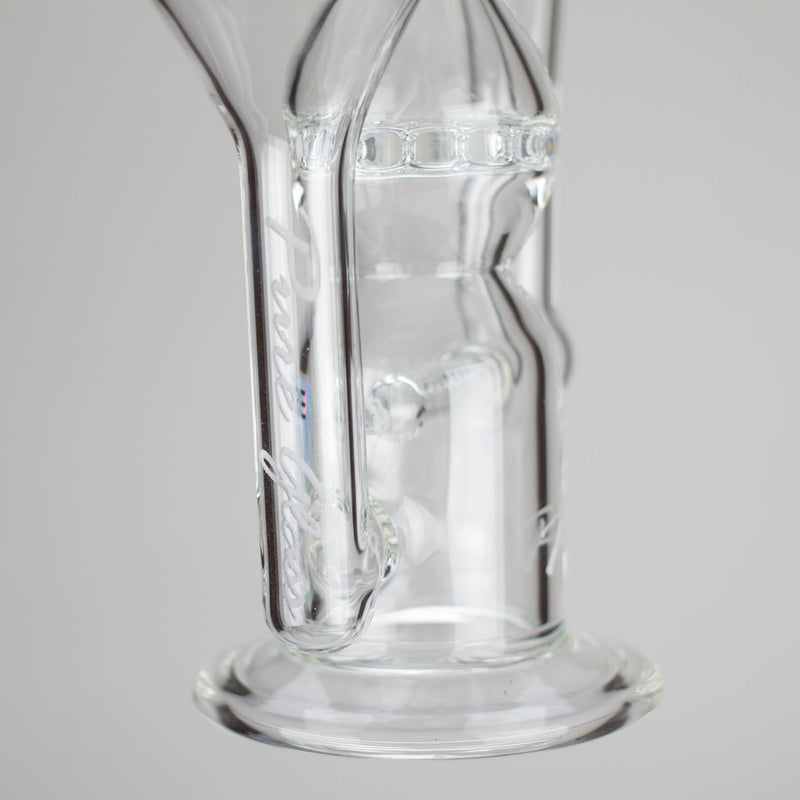 Pure Glass | 12" Infinity Recycler - Flower and Dab Glass Rig PINNACLE DISTRIBUTORS INC.