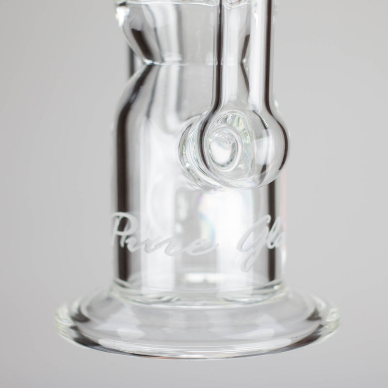 Pure Glass | 12" Infinity Recycler - Flower and Dab Glass Rig PINNACLE DISTRIBUTORS INC.
