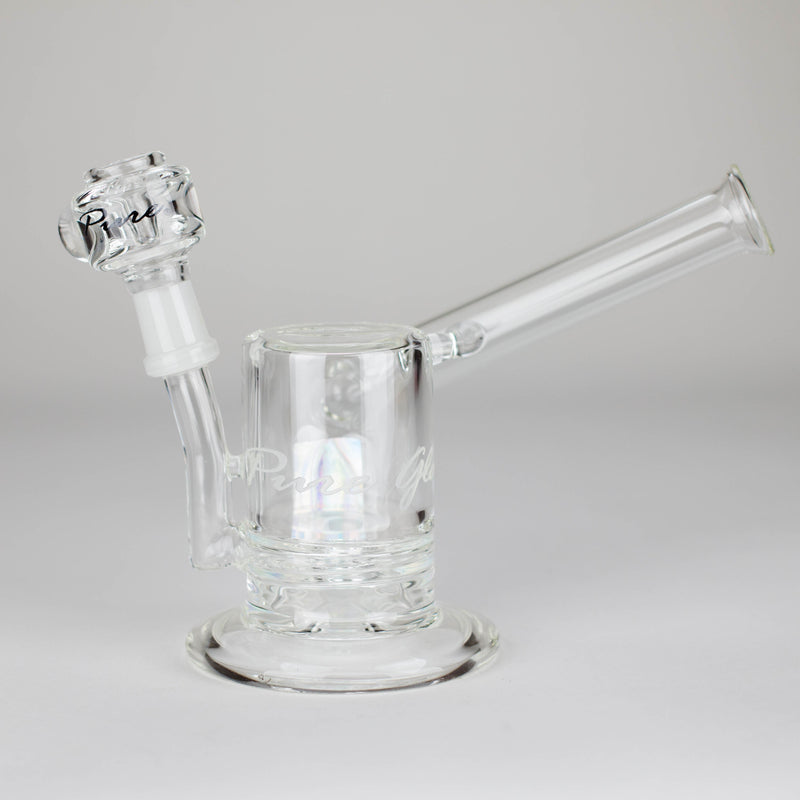 O Pure Glass | 5" Magma Ring Perc - Flower and Dab