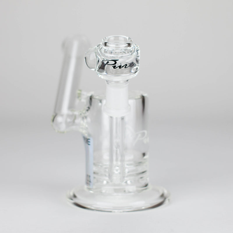 O Pure Glass | 5" Magma Ring Perc - Flower and Dab