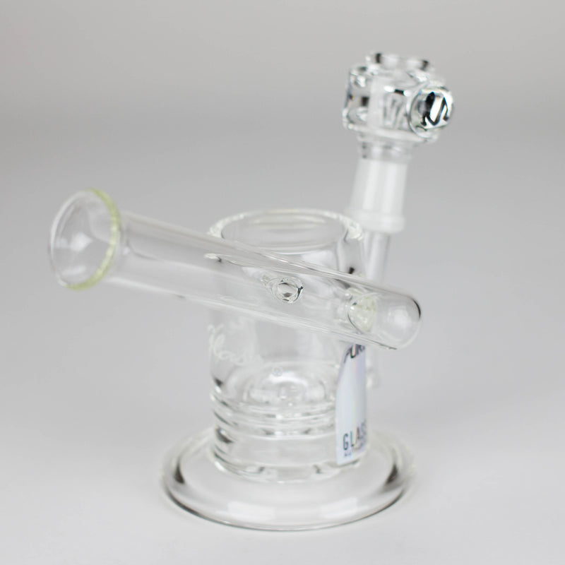 O Pure Glass | 5" Magma Ring Perc - Flower and Dab