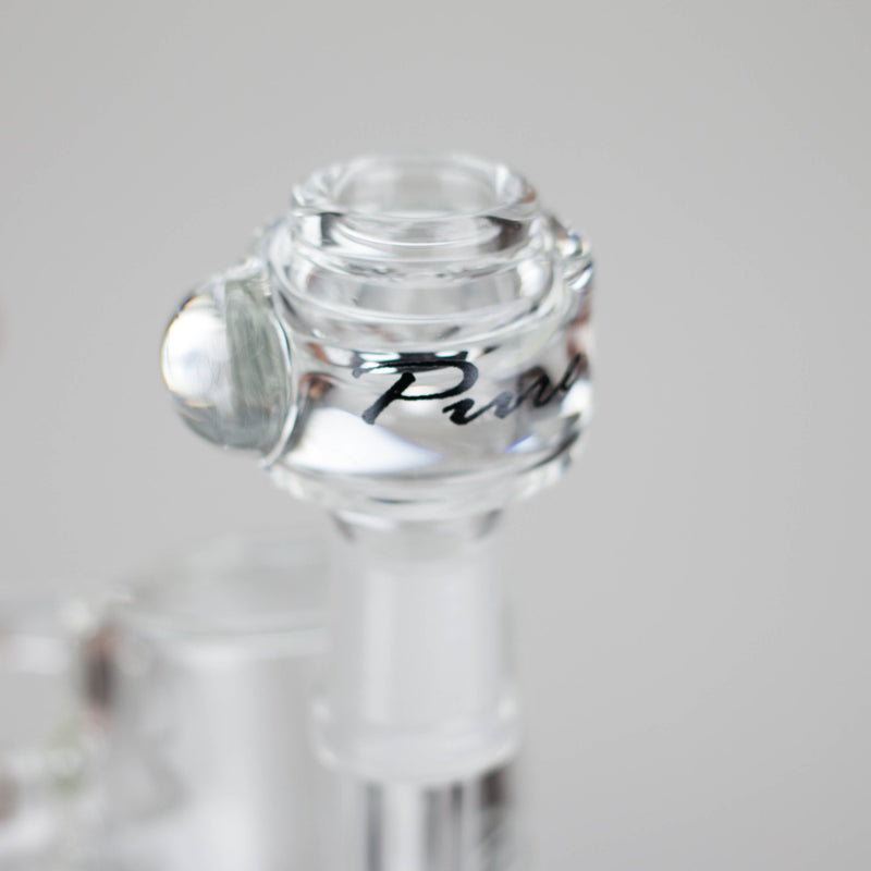 O Pure Glass | 5" Magma Ring Perc - Flower and Dab