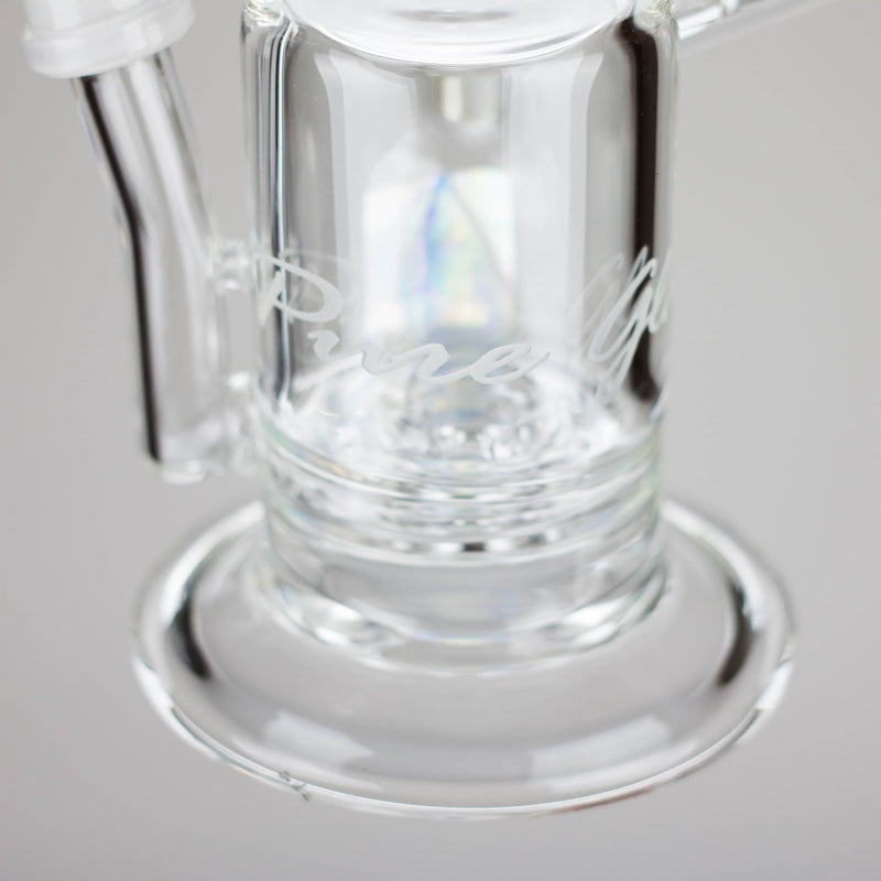 O Pure Glass | 5" Magma Ring Perc - Flower and Dab