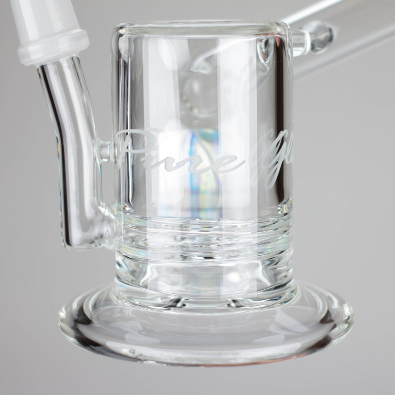 O Pure Glass | 5" Magma Ring Perc - Flower and Dab