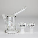 Pure Glass | 5" Magma Ring Perc - Flower and Dab Glass Rig PINNACLE DISTRIBUTORS INC.
