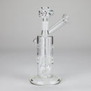 Pure Glass | 7" Mini Torus - Female 14mm Glass Bong PINNACLE DISTRIBUTORS INC.
