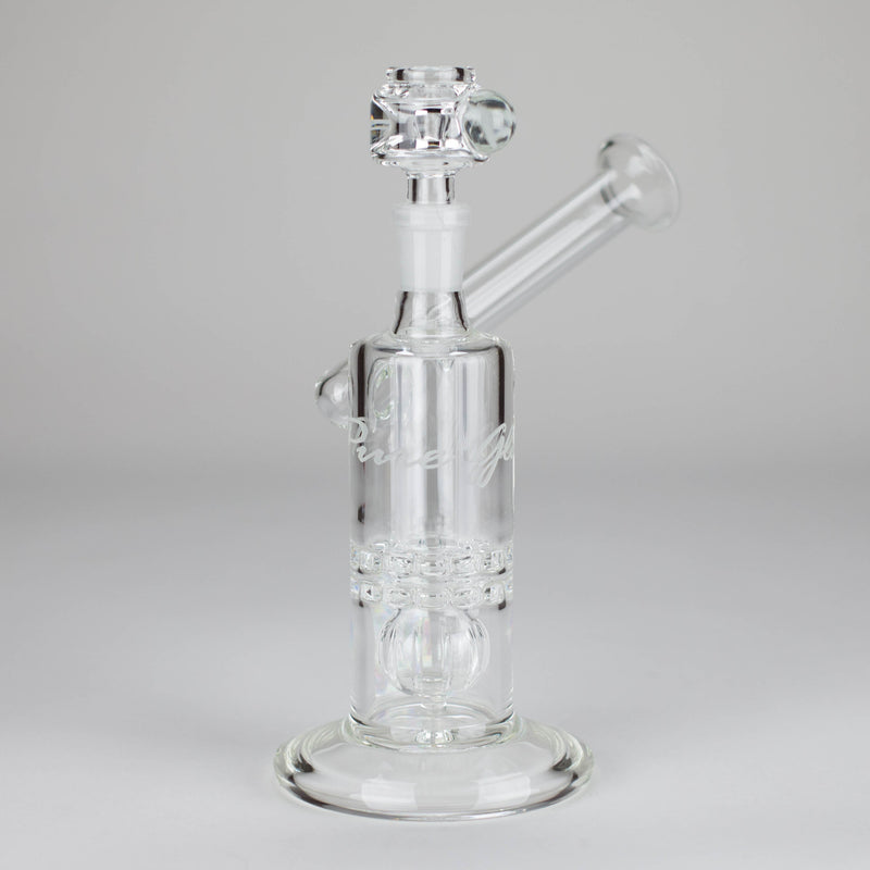 Pure Glass | 7" Mini Torus - Female 14mm Glass Bong PINNACLE DISTRIBUTORS INC.